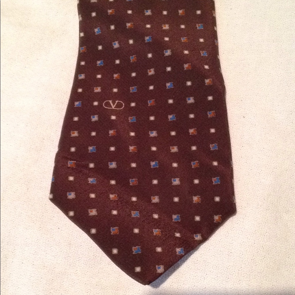 Valentino cravatte hand made silk tie